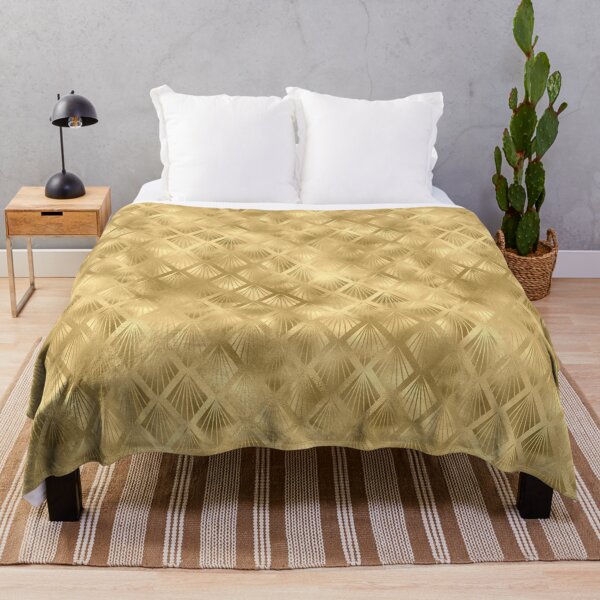 Item preview, Vintage gold geometric pattern  designed and sold by MagicStrawberry.