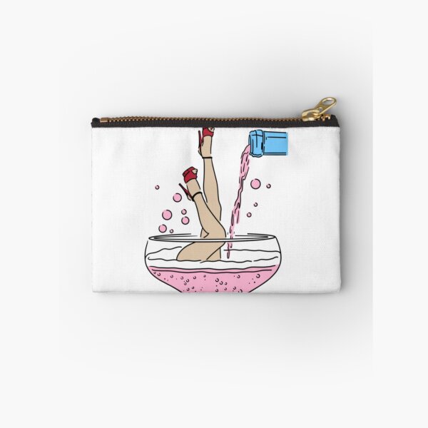 Item preview, Drowning in Champange Heel Girl Pink Pop Art  designed and sold by S33B3YOND.