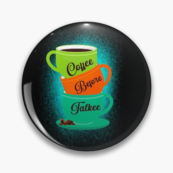 Item preview, Coffee before talkee bleach effect - funny coffee day designed and sold by Designs Of all kinds.