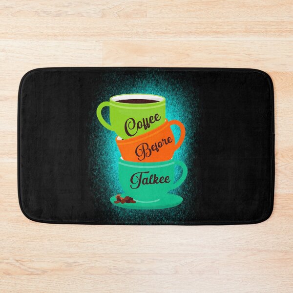 Item preview, Coffee before talkee bleach effect - funny coffee day designed and sold by Designs Of all kinds.