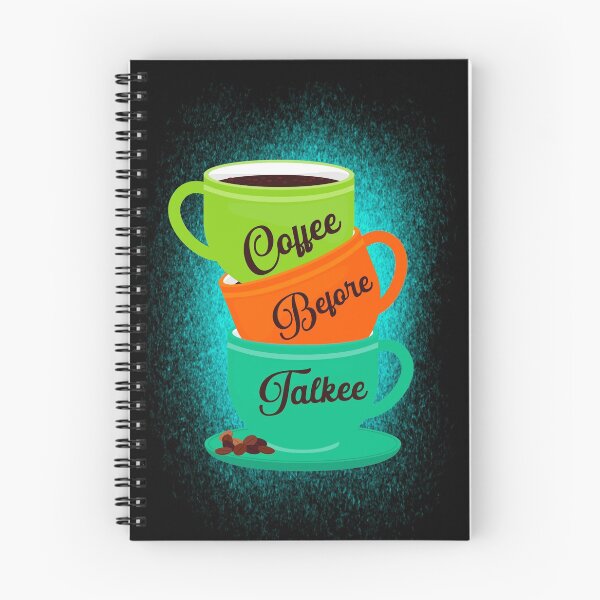 Item preview, Coffee before talkee bleach effect - funny coffee day designed and sold by Designs Of all kinds.