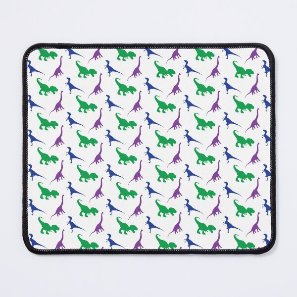 Item preview, Dinosaurs Pattern Purple, Green and Blue designed and sold by 2CreativeNomads.