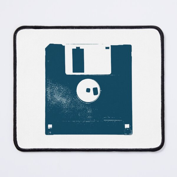 Item preview, Blue Retro Music Player Computer Floppy Disk designed and sold by Spindriftmerch.