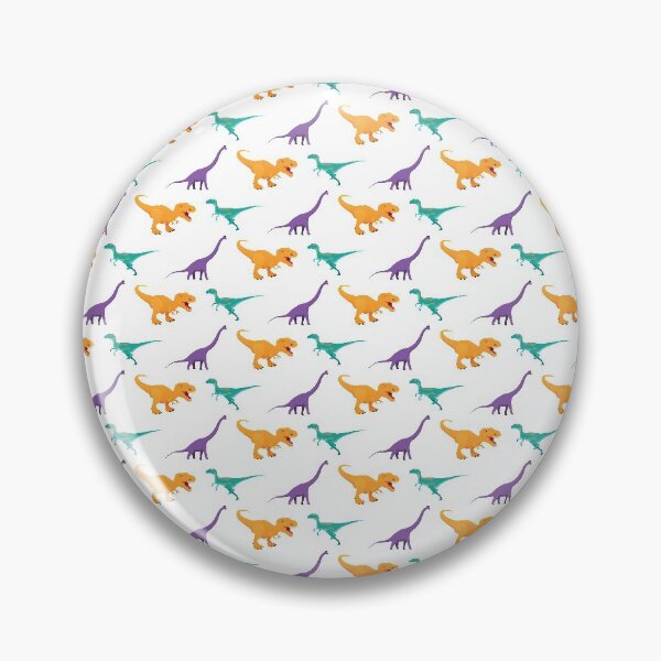 Item preview, Dinosaurs Pattern in Yellow, Green and Purple designed and sold by 2CreativeNomads.