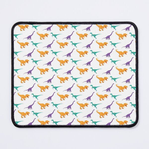 Item preview, Dinosaurs Pattern in Yellow, Green and Purple designed and sold by 2CreativeNomads.