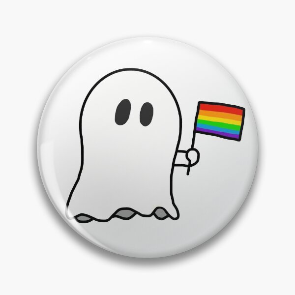 Item preview, LGBT+ ghost designed and sold by lovethehomies.