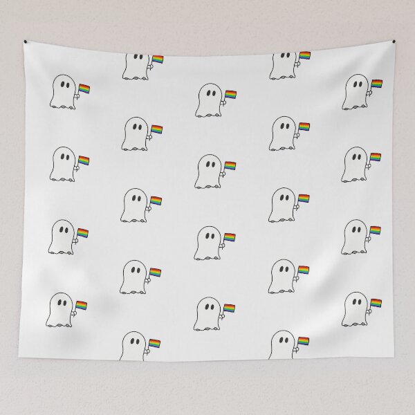 Item preview, LGBT+ ghost designed and sold by lovethehomies.