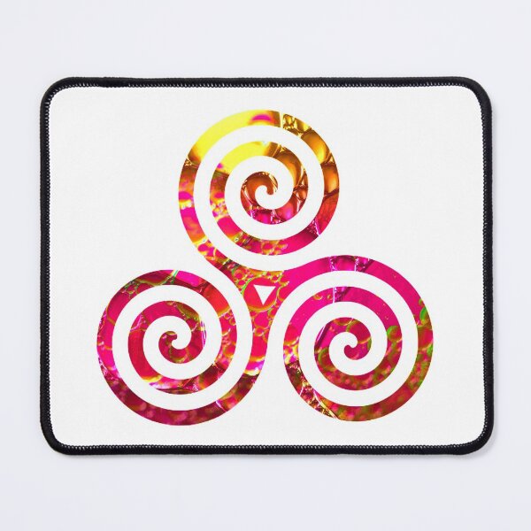 Item preview, Triple Spiral, Colorful Triple Spiral, Triskele, Spiritual and Eternity Symbol designed and sold by Ruby Jackson.