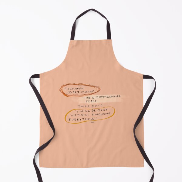 Item preview, Exchanging Overthinking for Overwhelming Peace - Blush Pink Inspiring Positive Quote designed and sold by morgansgoods.