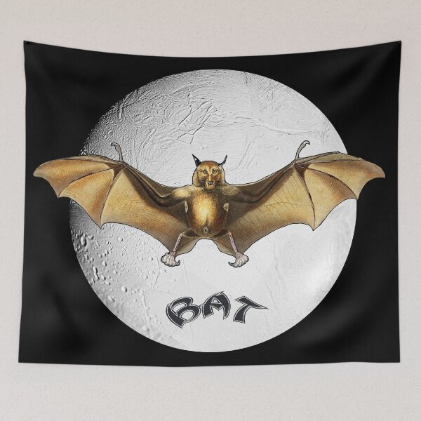Item preview, White moon bat designed and sold by Astralia.