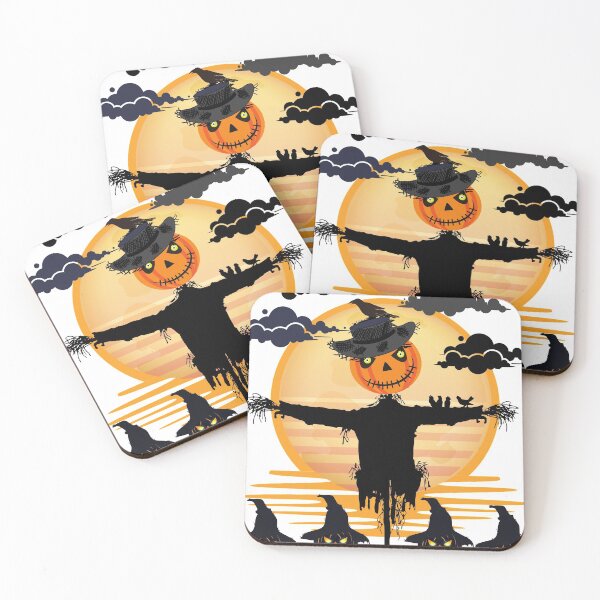 Item preview, Halloween Scarecrow And Jack-O-Lanterns designed and sold by Designs By YL.