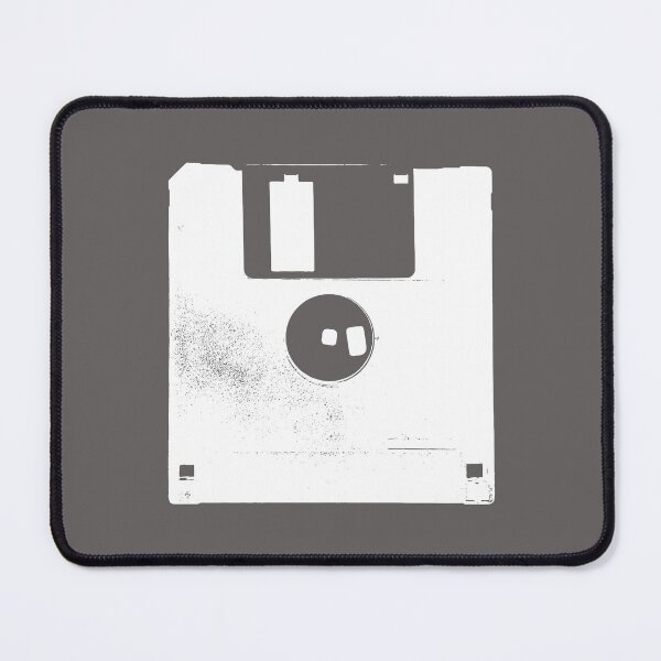 Item preview, White Retro Music Player Computer Floppy Disk designed and sold by Spindriftmerch.