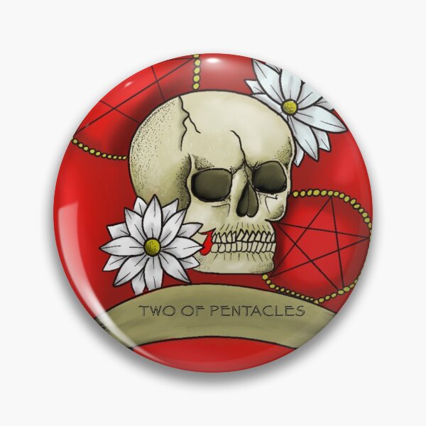 Item preview, Two of pentacles tarot designed and sold by kindandkiller.