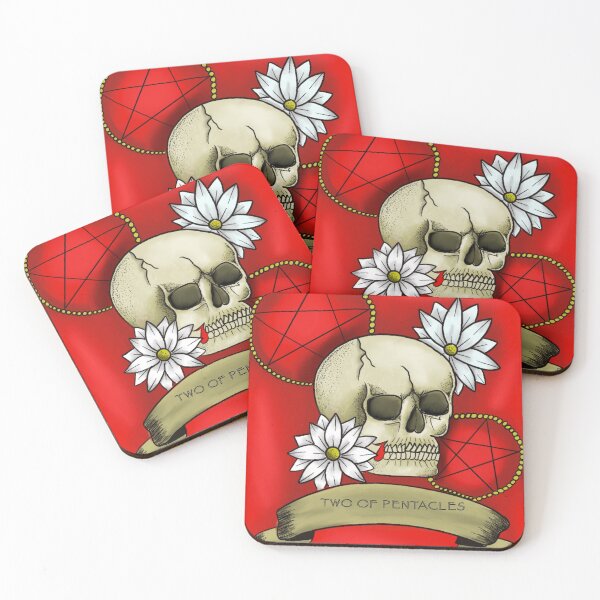 Item preview, Two of pentacles tarot designed and sold by kindandkiller.