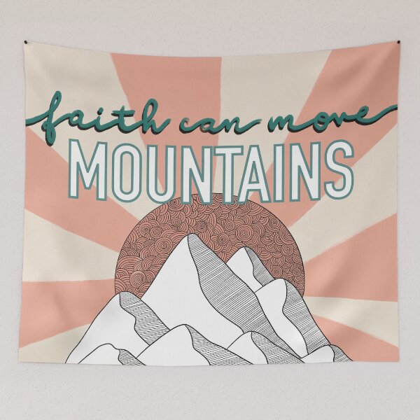 Item preview, Faith can move mountains designed and sold by Isabelle Verona.