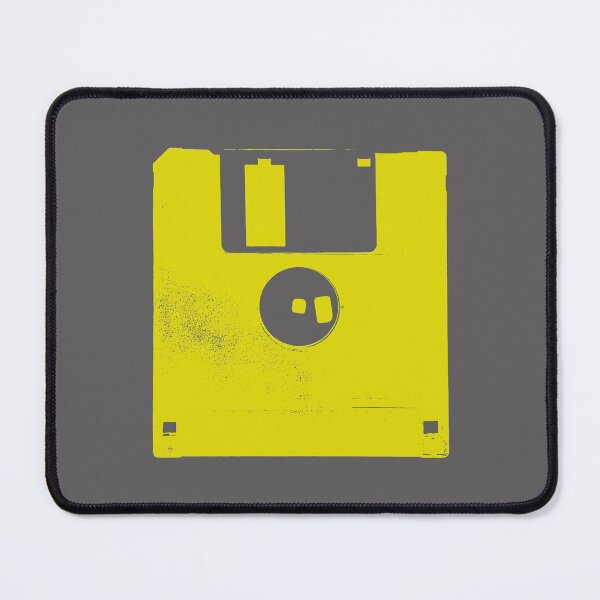 Item preview, Yellow Retro Music Player Computer Floppy Disk designed and sold by Spindriftmerch.