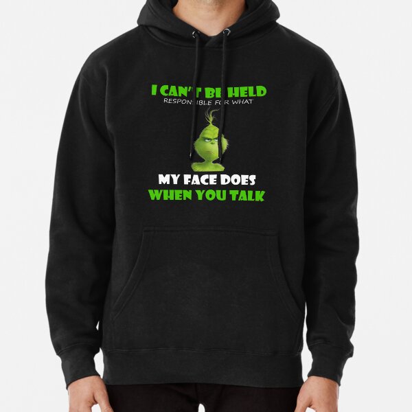 i can't be help when you talk Pullover Hoodie