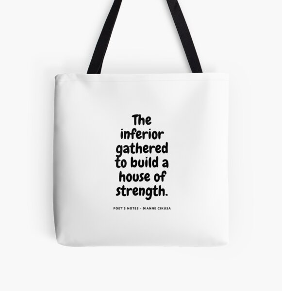 Poet's Notes #33 - Dianne Cikusa All Over Print Tote Bag