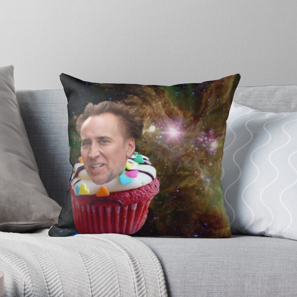 Nebulous Cage Throw Pillow