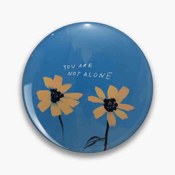 Item preview, You Are Not Alone - Friendship Flowers - Daisy Inspired - Blue Happy, Positive Aesthetic0 designed and sold by morgansgoods.