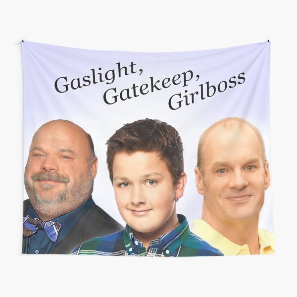 Gaslight Gatekeep Girlboss Tapestry