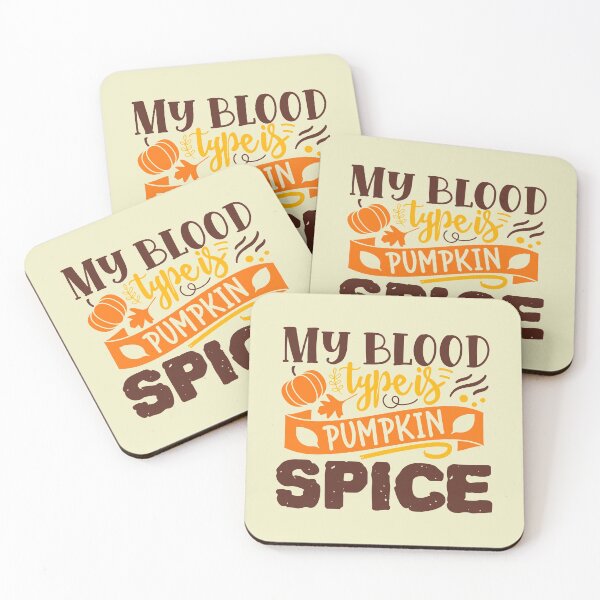 Item preview, My Blood Type Is Pumpkin Spice Fall Shirt designed and sold by PaperDreamPod.