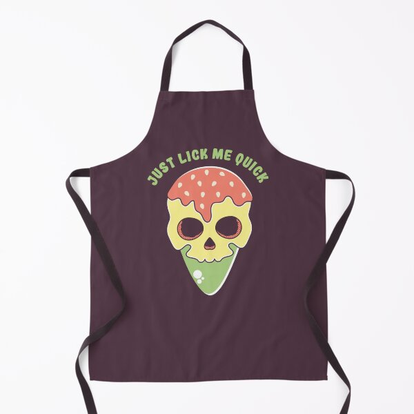 Item preview, Just lick me quick - Kawaii skull ice cream design for dessert lovers designed and sold by spacedowl.