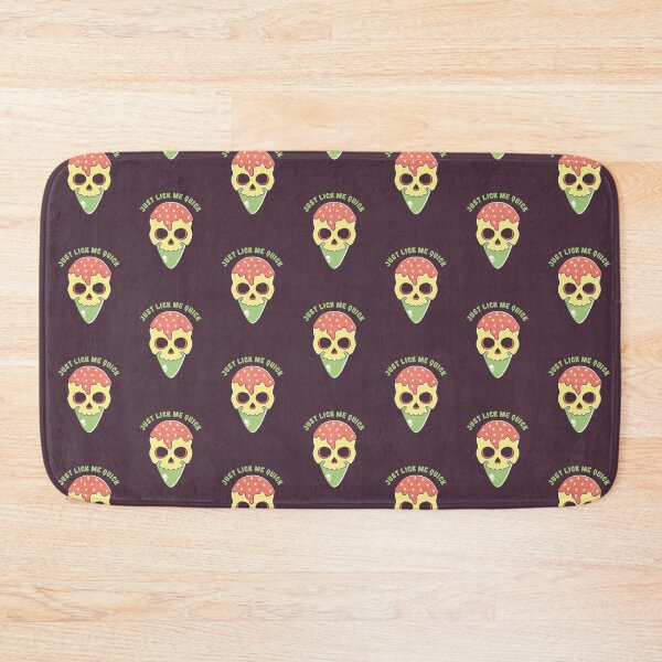 Item preview, Just lick me quick - Kawaii skull ice cream design for dessert lovers designed and sold by spacedowl.