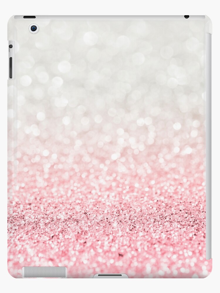 Pink Ombre Glitter Ipad Case Skin By Heartlocked Redbubble