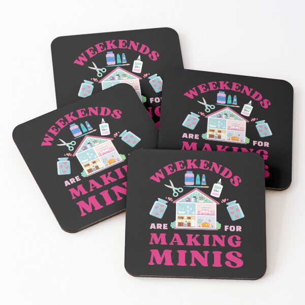 Item preview, Weekends are for Making Minis - Cute Miniaturist designed and sold by sableandshadow.