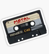 Metal Mix Tape Sticker