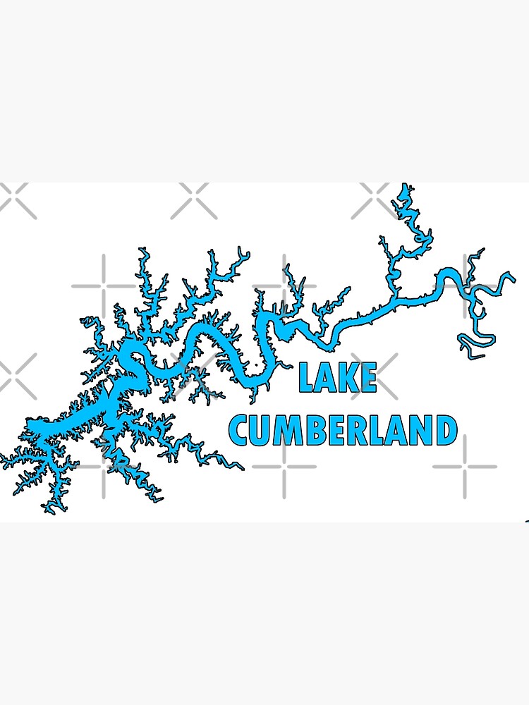 "Lake Cumberland Kentucky" Metal Print for Sale by Statepallets Redbubble