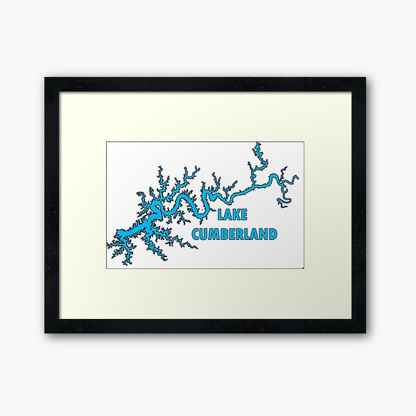 Lake Cumberland Kentucky Framed Art Print