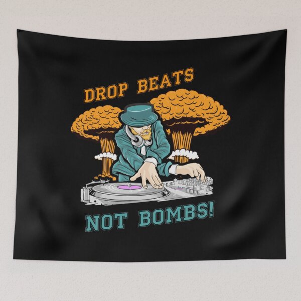 Item preview, Dj T-ShirtDrop Beats not Bombs designed and sold by TasalBanuel.