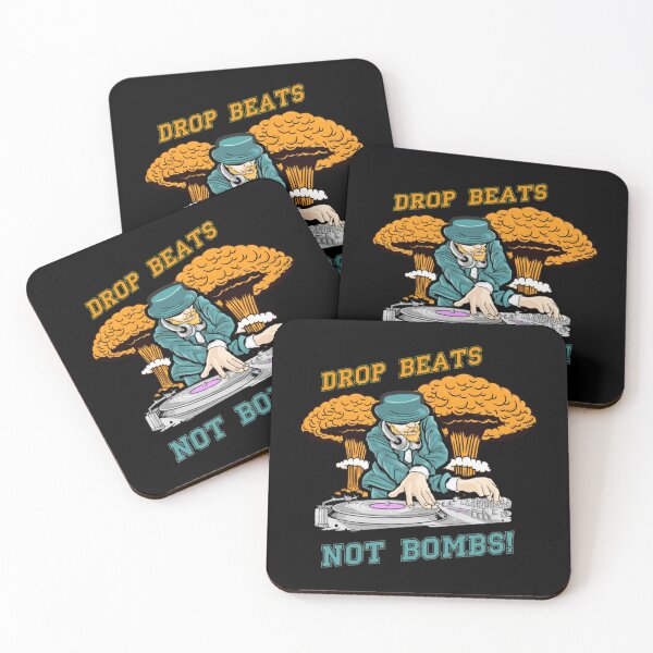 Item preview, Dj T-ShirtDrop Beats not Bombs designed and sold by TasalBanuel.