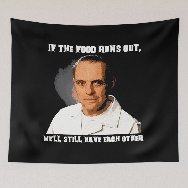 Item preview, Hannibal Lecter T-ShirtHannibal Lecter, If the Food Runs Out designed and sold by TasalBanuel.