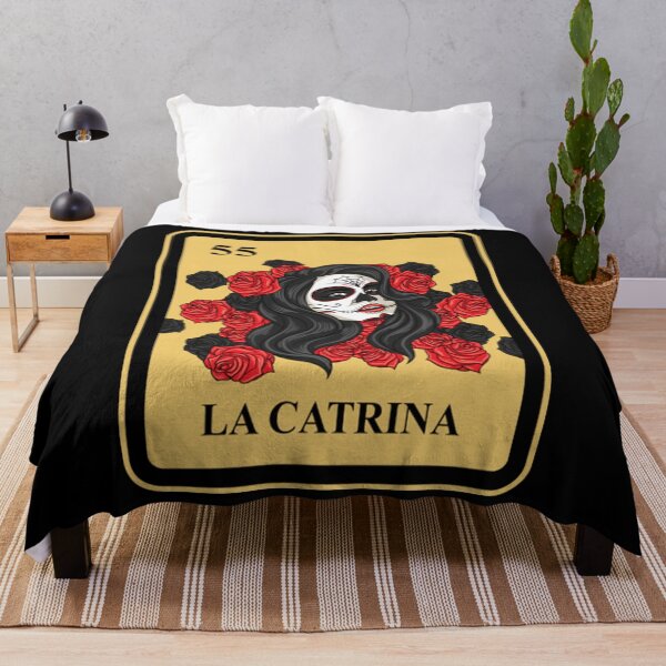Artikelvorschau, Mexikanische Lotterie La Catrina T-ShirtMexikanische LA Catrina Lotterie traditionelle Bingokarte entworfen und verkauft von TasalBanuel.