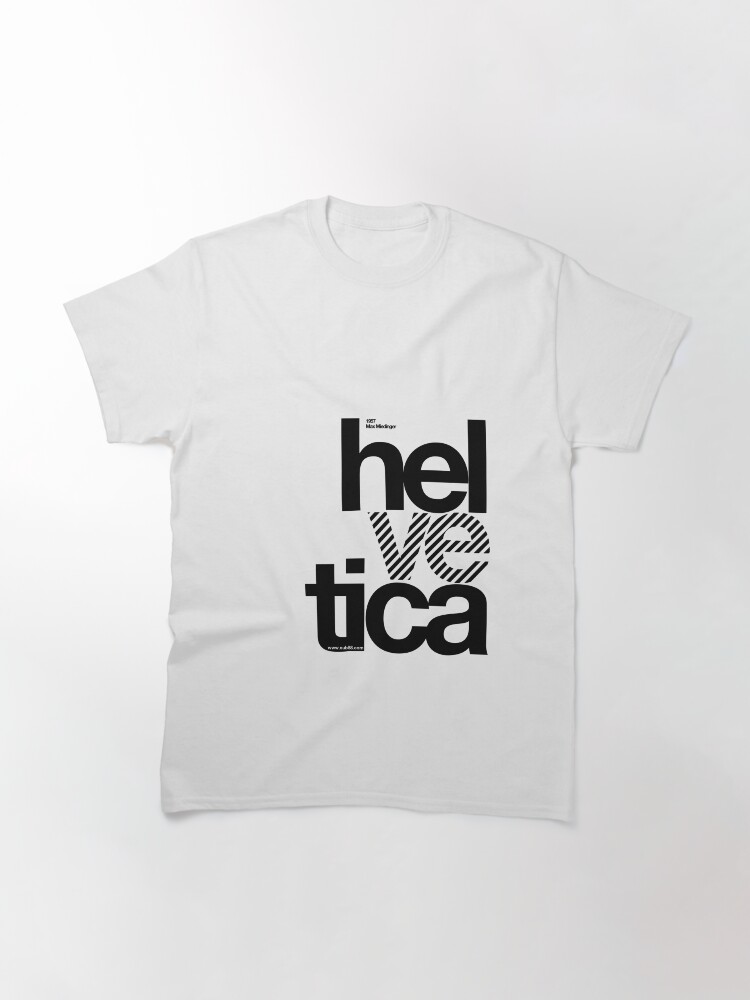 Alternate view of Hel ve tica (b) .... Classic T-Shirt