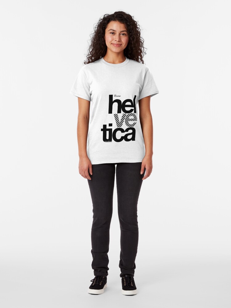 Alternate view of Hel ve tica (b) .... Classic T-Shirt