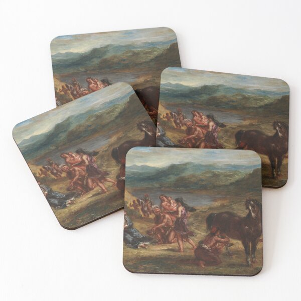 Item preview, Ovid Among the Scythians (Delacroix) designed and sold by ArtHistorical.