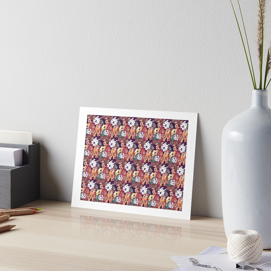 Item preview, Art Board Print designed and sold by Randyotter.