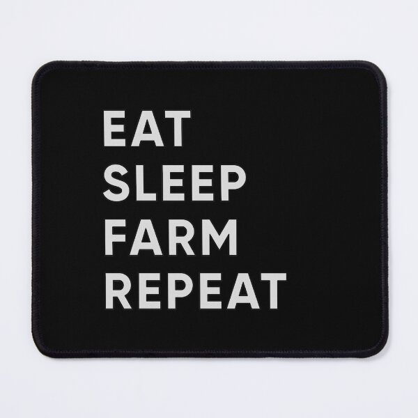 Item preview, Eat Sleep Farm Repeat designed and sold by FridPix.