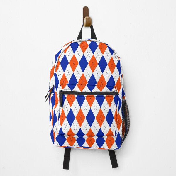 Item preview, Orange and Blue Traditional Argyle All Over Print designed and sold by Candice Davis.