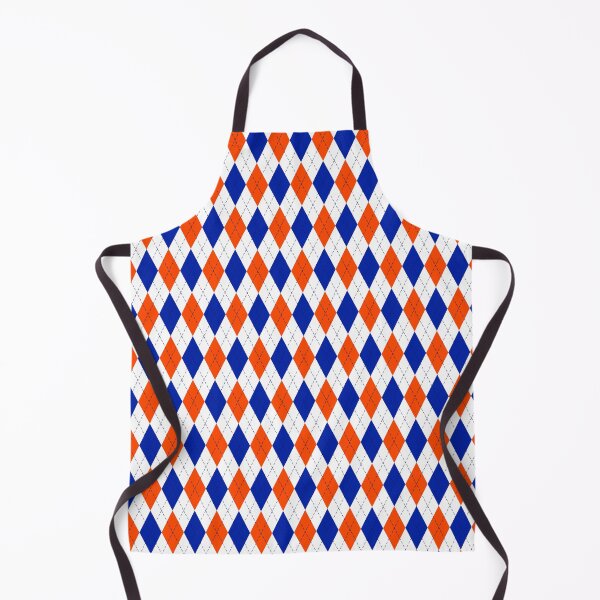 Item preview, Orange and Blue Traditional Argyle All Over Print designed and sold by Candice Davis.