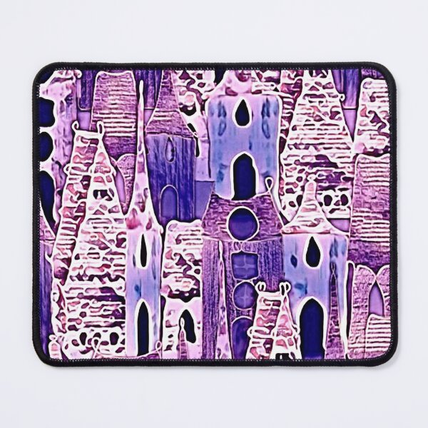Item preview, neon, lilac city, purple city, endless pattern, monochrome designed and sold by Maria Mihailova.
