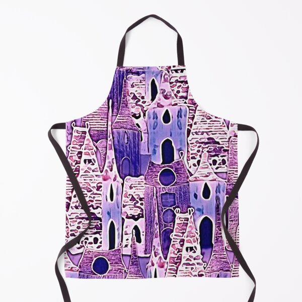 Item preview, neon, lilac city, purple city, endless pattern, monochrome designed and sold by Maria Mihailova.