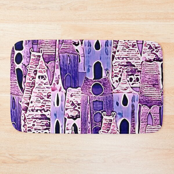 Item preview, neon, lilac city, purple city, endless pattern, monochrome designed and sold by Maria Mihailova.