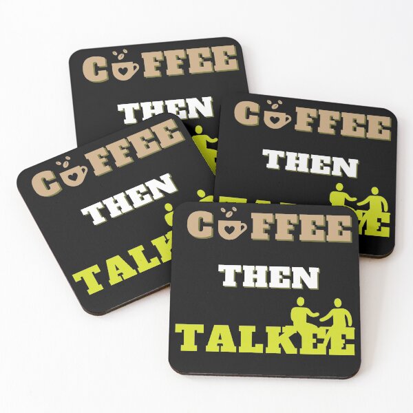 Item preview, Coffee Then Talkee Shirt designed and sold by PuPPuB.