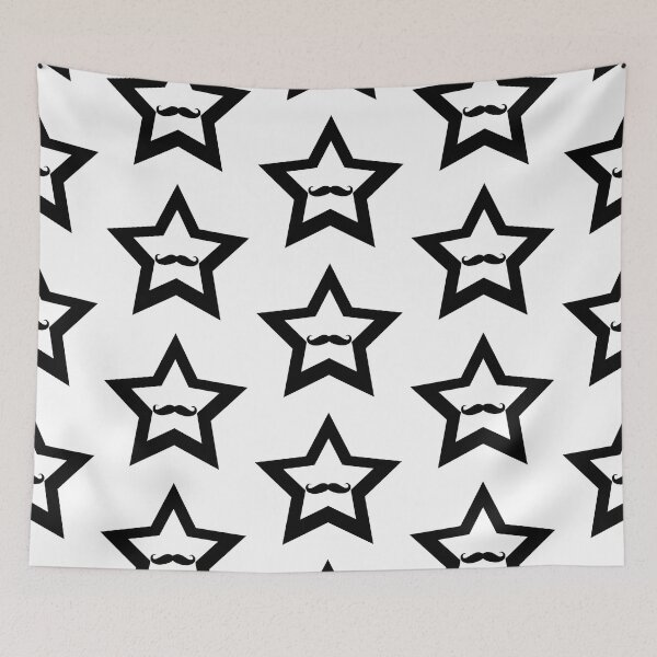 Item preview, Moustache Star Large designed and sold by joeredbubble.