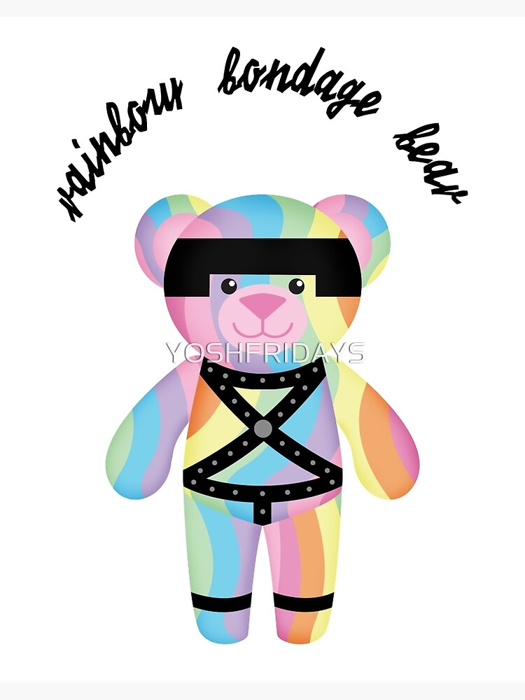 Rainbow Bondage Bear - Bondage